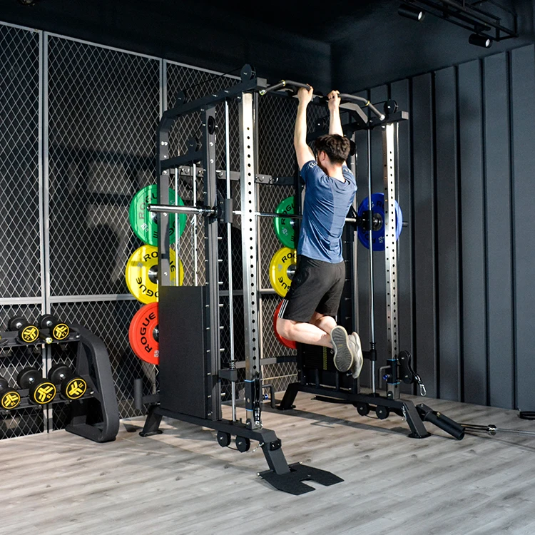 Bodybuilding Gym Equipment Smith Machine Power Rack Multi function Smith Machine