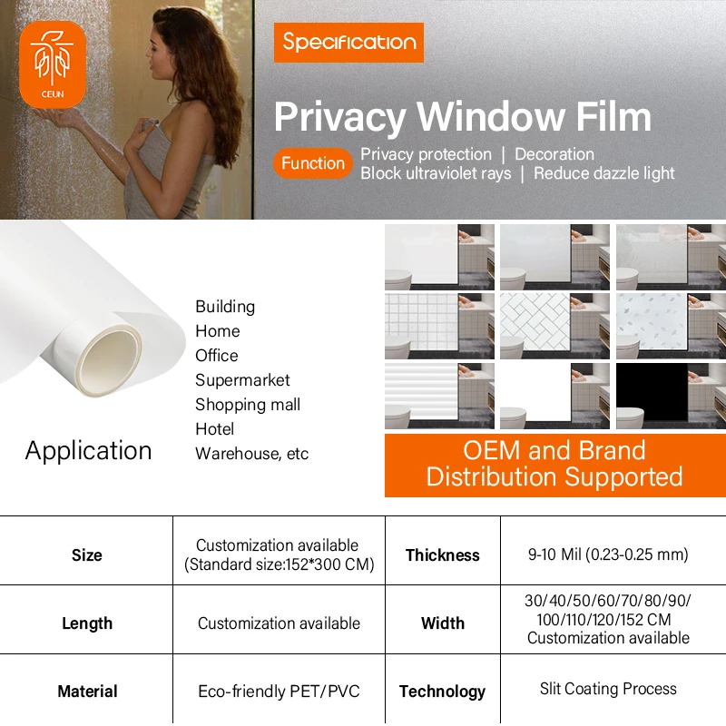 New Product Hot Sale Super Tinted Glass Window Film For Buildings