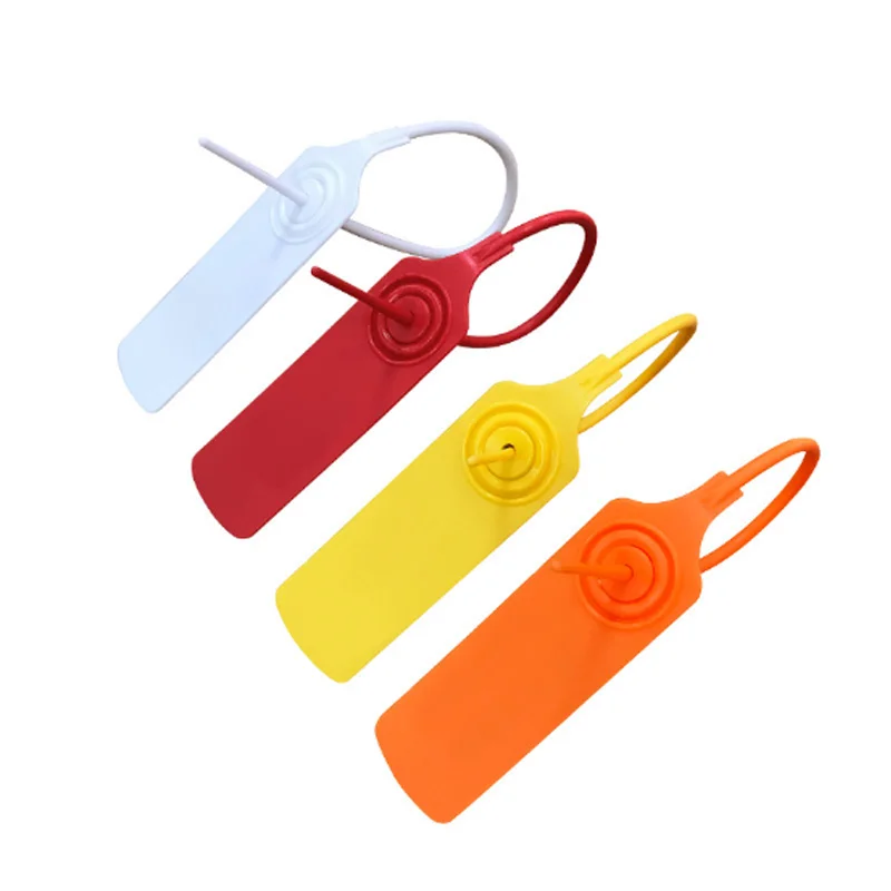 200mm Security Seal Pull Tight Packaging Plastic Seal Lock