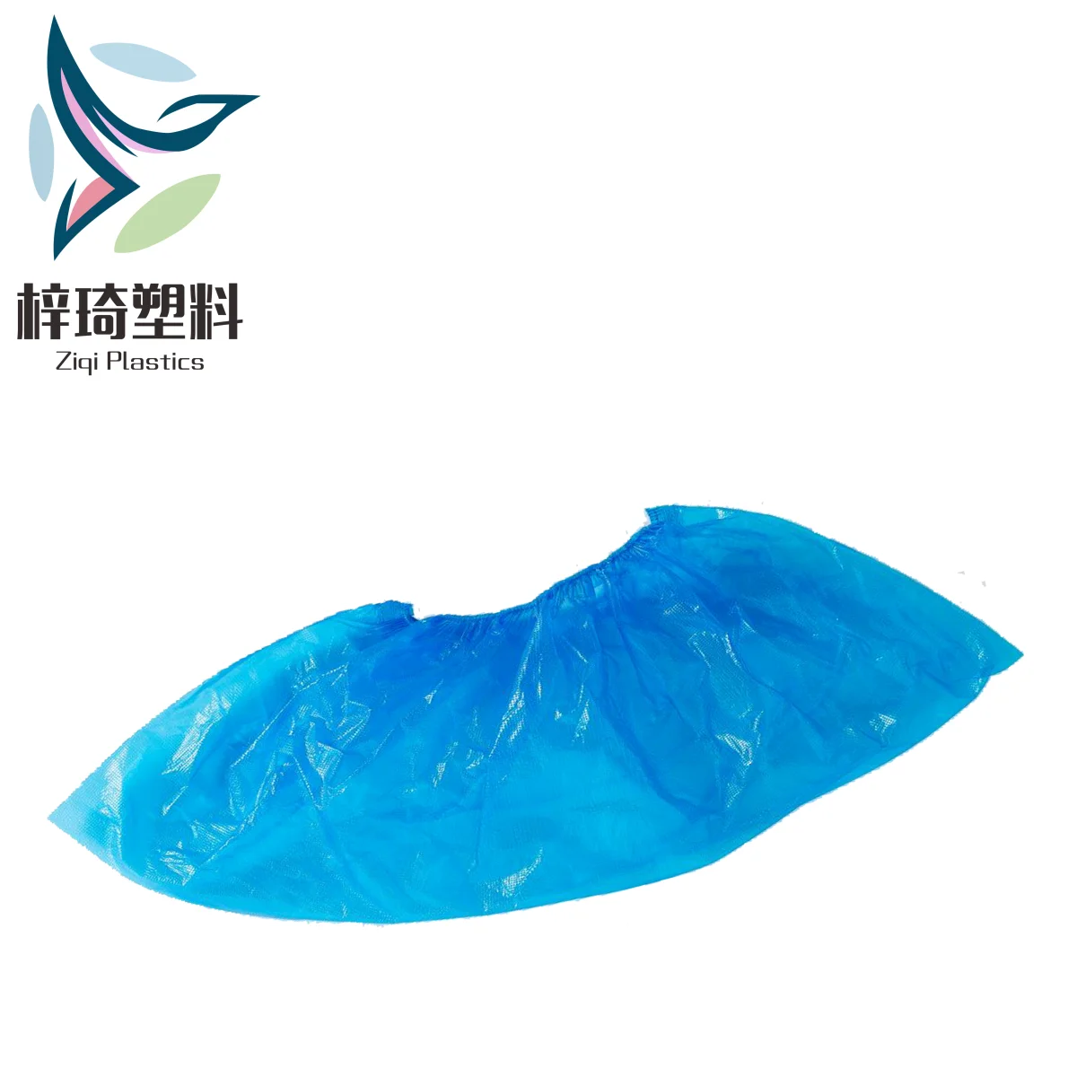 PE Shoe Cover Plastic Eco-friendly Industry Blue Care Cleanroom Protection China medical Disposable