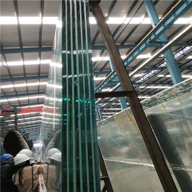 Building glass Safety SGP Clear Tempered Laminated  Glass Swimming Pool