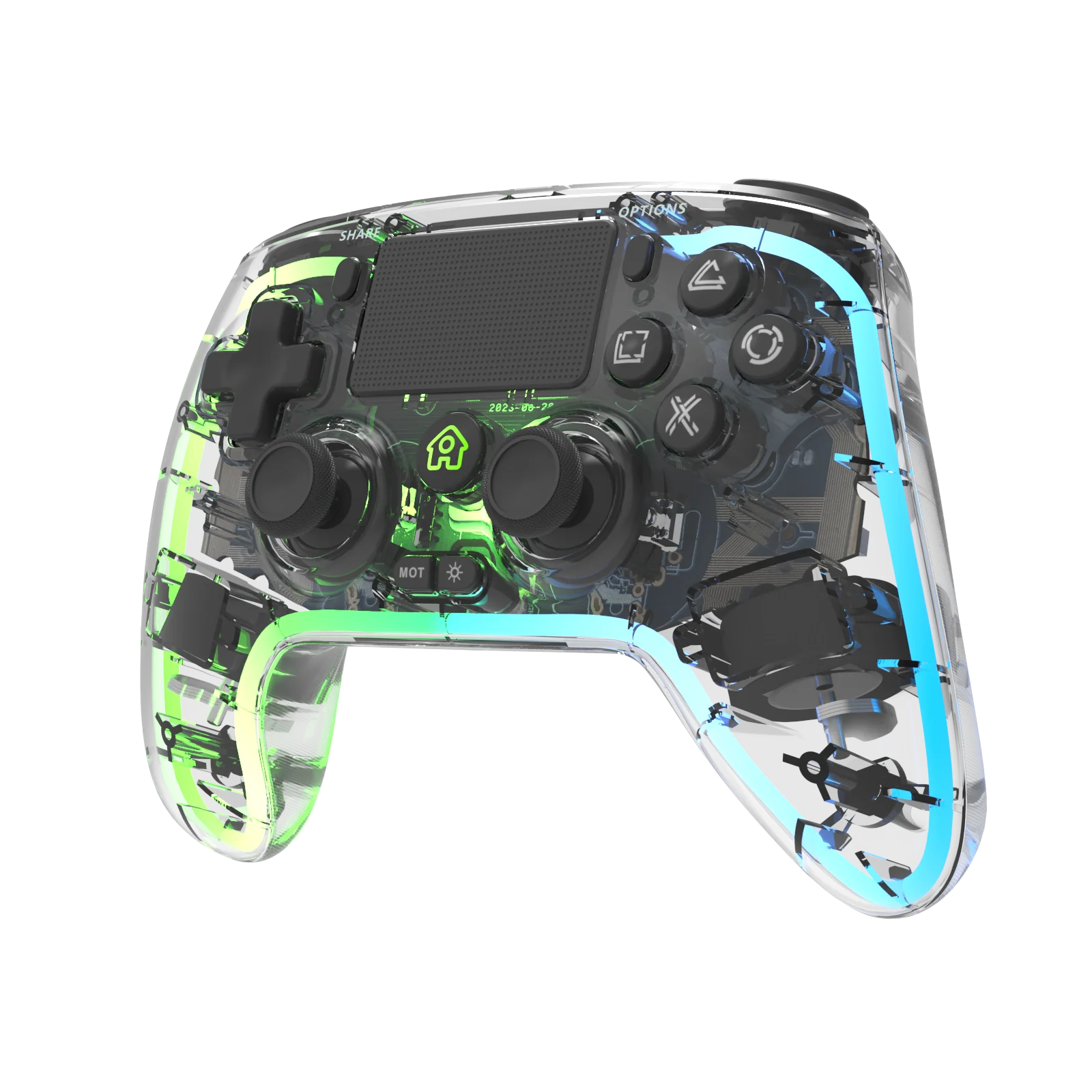 Wireless Controller For Ps4 Jostick Colorful Light Hall Rocker 3D Wireless Game Controller For Ps4 Gamepad Accessories