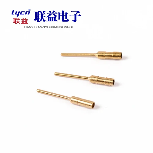Супер тонкие тестовые иглы с двойным наконечником, штыри для обработки с ЧПУ, разъем, штырь, соединитель, латунный штырь с позолоченным покрытием