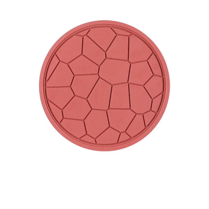 Floppy disk cup mat pad 3d embossed circle round square silicone mold drink coaster for tables