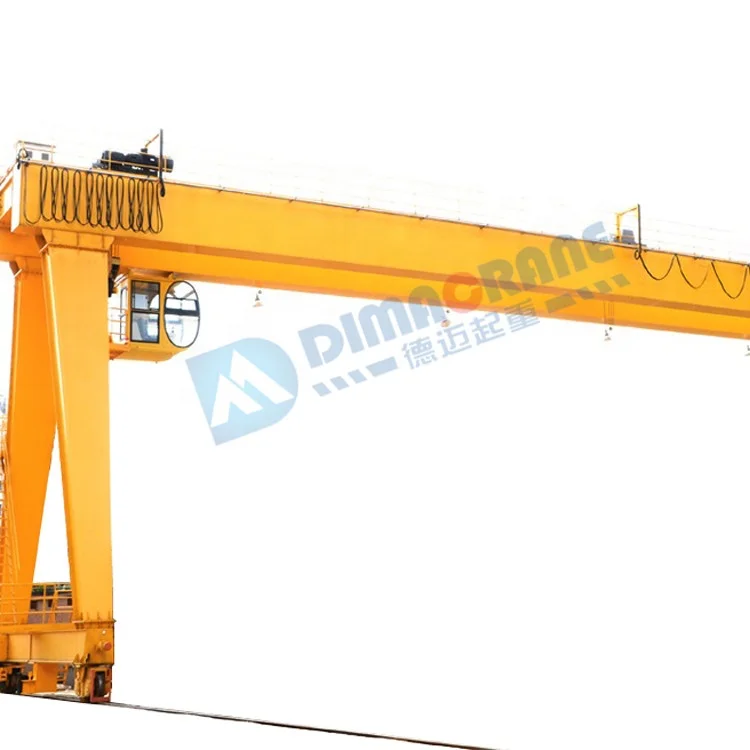 8 ton 10 ton European style double girder beam mobile semi half gantry crane price