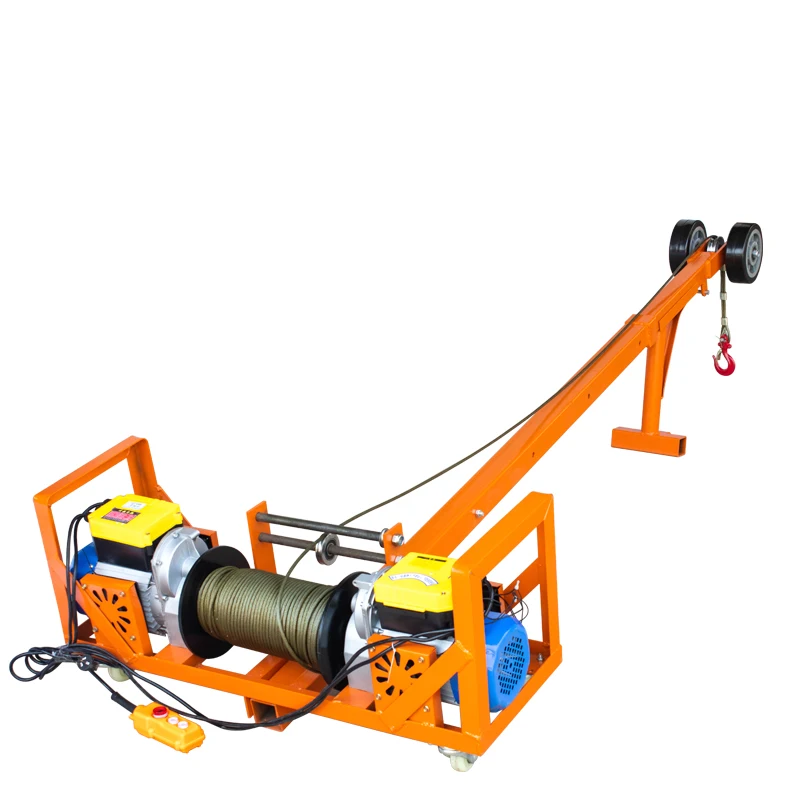 Factory direct Folding Scalable Cranes Arm 120M Door and window glass hoist