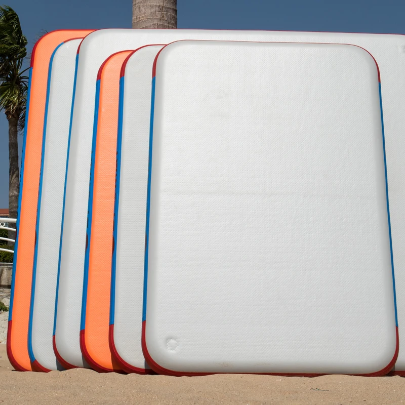 Customized foldable waterproof sand free pvc mats Inflatable durable beach Mattress Lightweight camping equipment beach mat