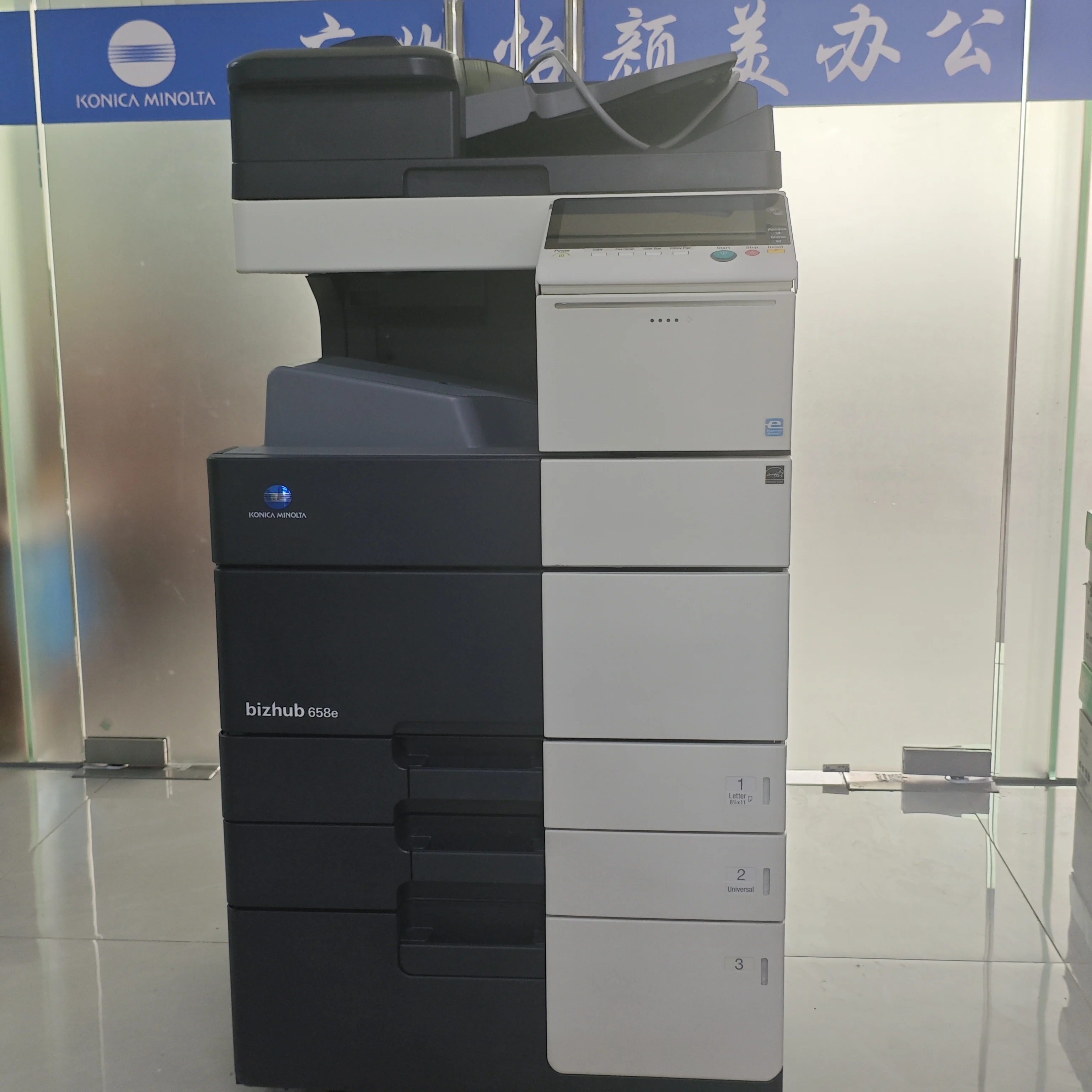 Черно-белая 658 фотокопировальная машина для отремонтированной машины Konica Minolta Bizhub