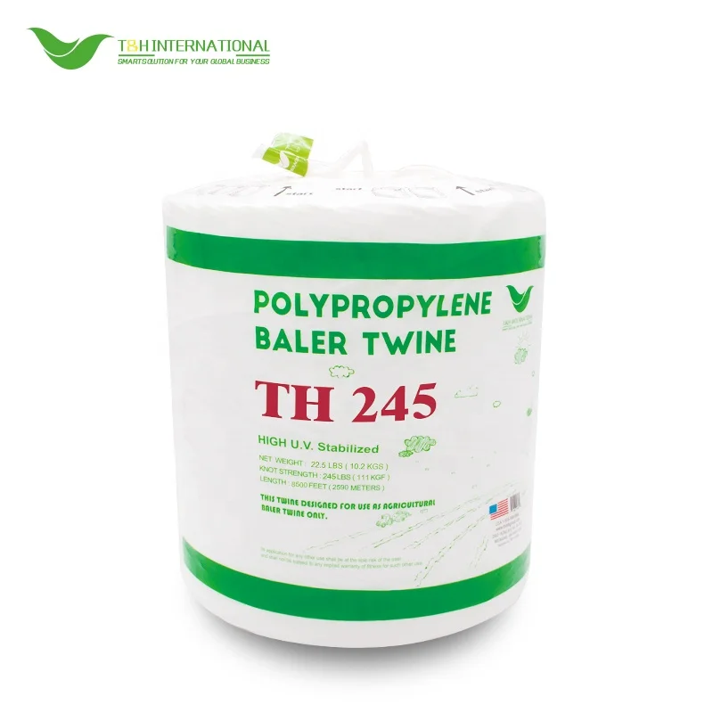 
PP Baler Twine for Agriculture Wholesale Polypropylene Ropes for Hay Packing String 