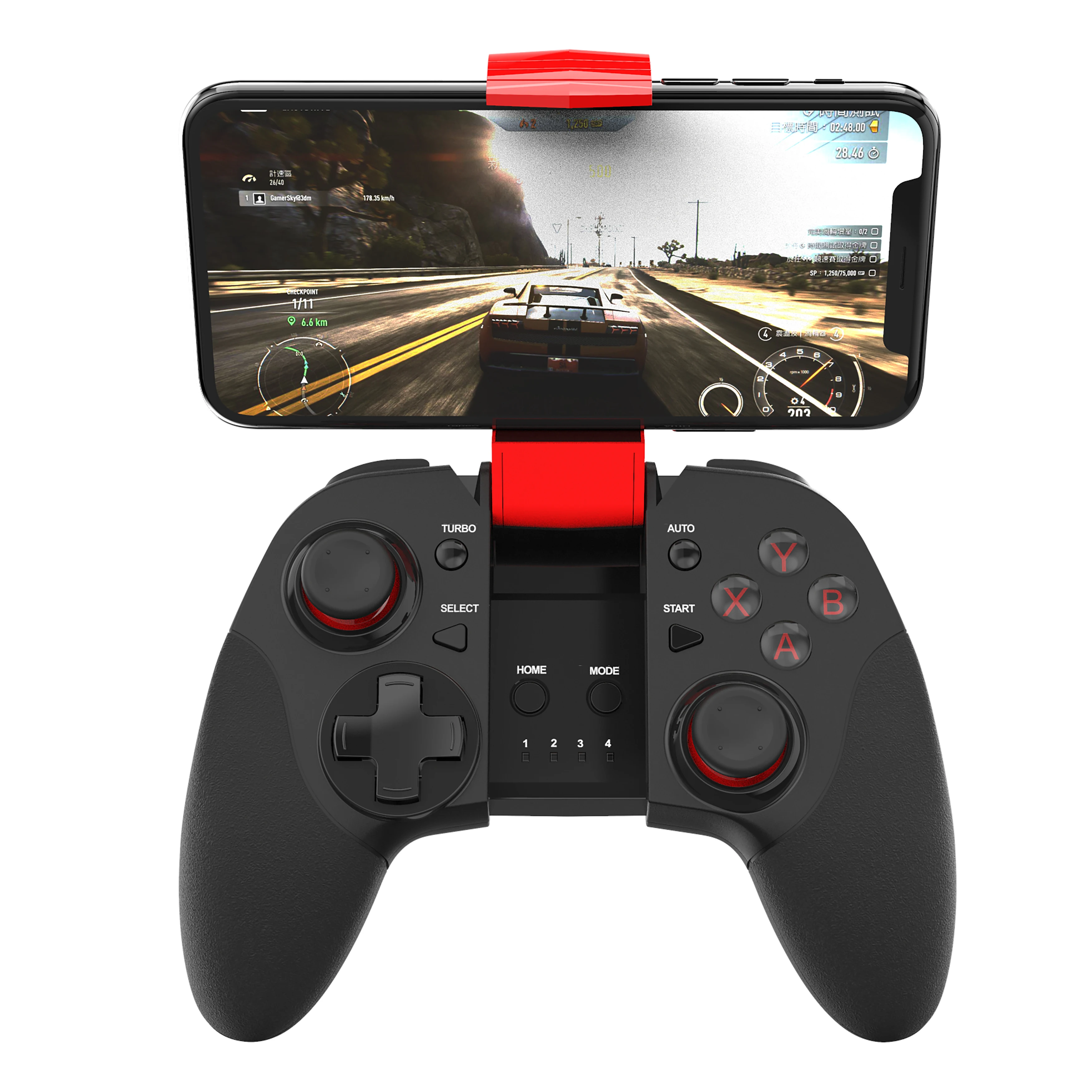  Оптовая продажа беспроводной Двойной вибрации Android геймпад для Nintendo Switch PC-XBOX360 PS3 игровой контроллер мобильных