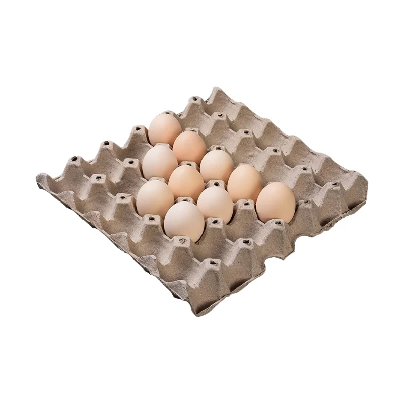 Wholesale 30 cell foil specifications PET paper egg tray Gold foil packaging egg Jelly other food biodegradable paper egg tray