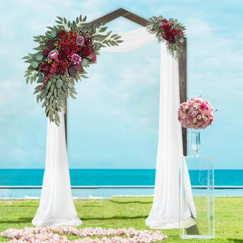 wooden arch frame door wedding balloon bouquet wooden frame arch