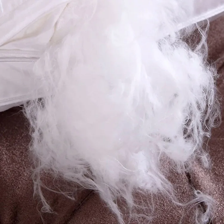 Customized Color Microfiber Quilted Bedding Down Alternative Comforter White Textured with Corner Tabs for Queen Bed