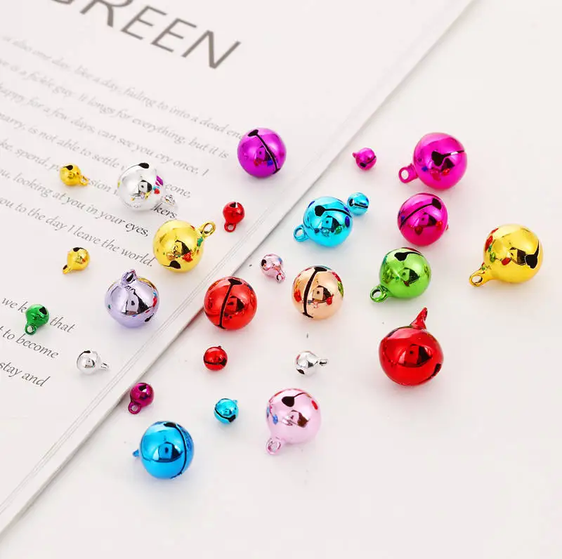 Promotional products creative exquisite Colorful Collar Copper Bell Decoration