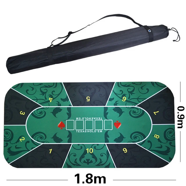 Горячая Распродажа 1,8 м Техасский Холдем Настольный коврик для покера резиновая настольная скатерть настольная цифровая печать для казино настольная игра коврик для покера оптовая продажа