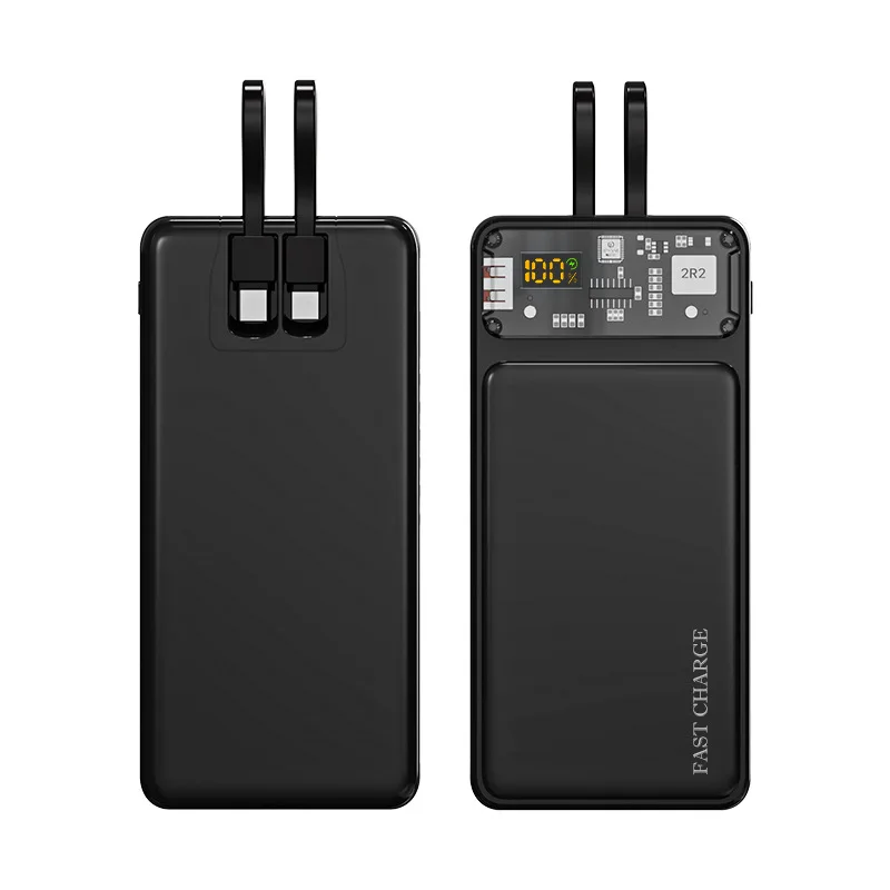 22 5 Вт супер быстрая зарядка 10000 мАч power bank прозрачный mecha 20000 мобильный источник питания