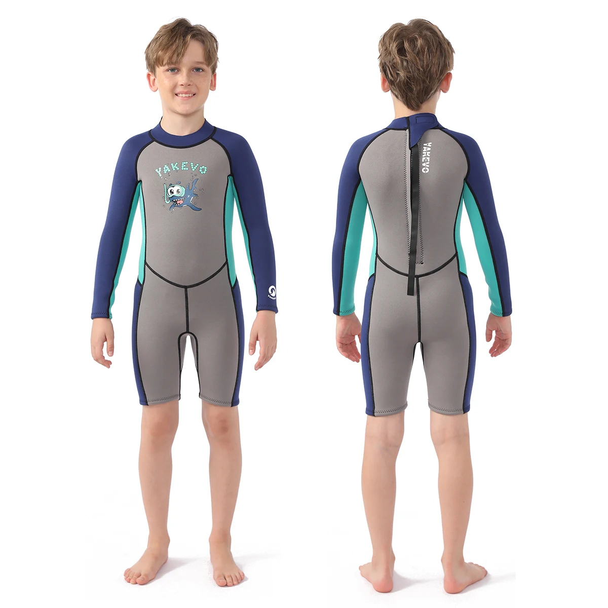 Wholesale Wetsuits 3MM Diving Suit Boys Neoprene Wet Suit One Piece Warm Back Zipper Kids Neoprene Wetsuit