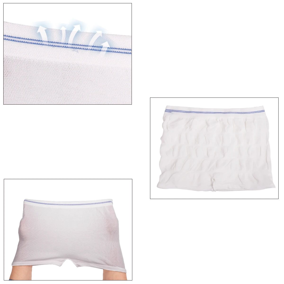 Медицинские Одноразовые бесшовные трусики для женщин большого размера, нижнее Белье для беременных