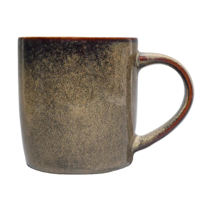 Горячая Распродажа, оптовая продажа, креативная Цветная Керамическая кружка для кофе/молока/воды с реактивной глазурью 12 унций