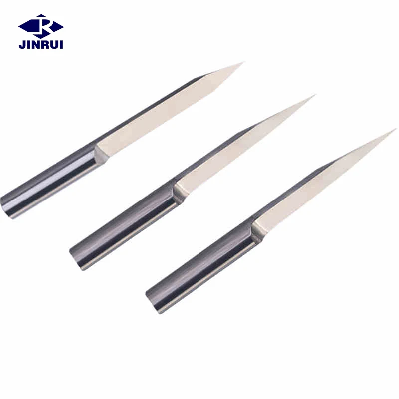 JR Engraving CNC Bits 3.175mm Tungsten Carbide Engraving Milling Cutters Lathe Tools