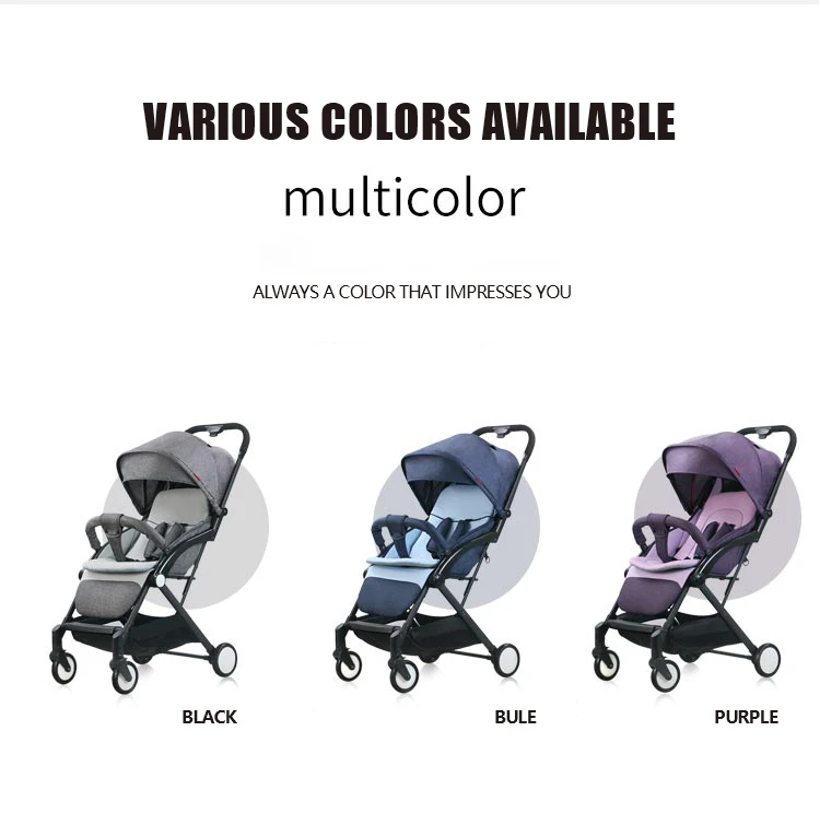 Hot Sale Comfortable Portable Newborn Folding Baby Stroller Buggy