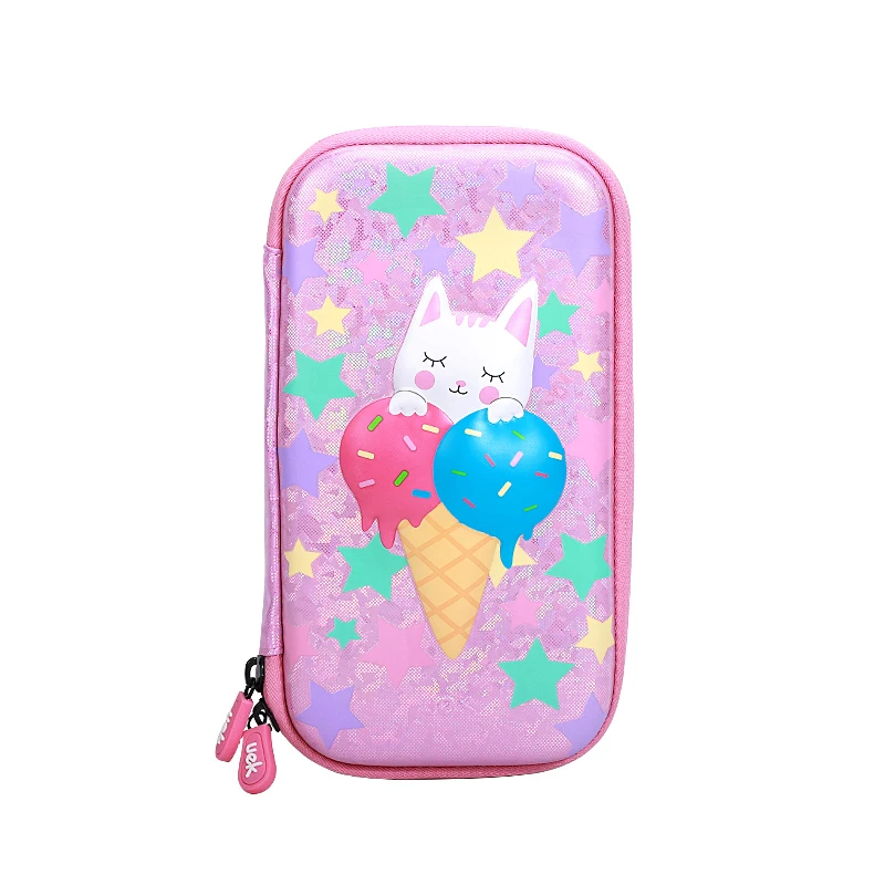 UEK Unicorn 3D Stationery Case kawaii stationery School Pencil Box Cartoon Pen Box