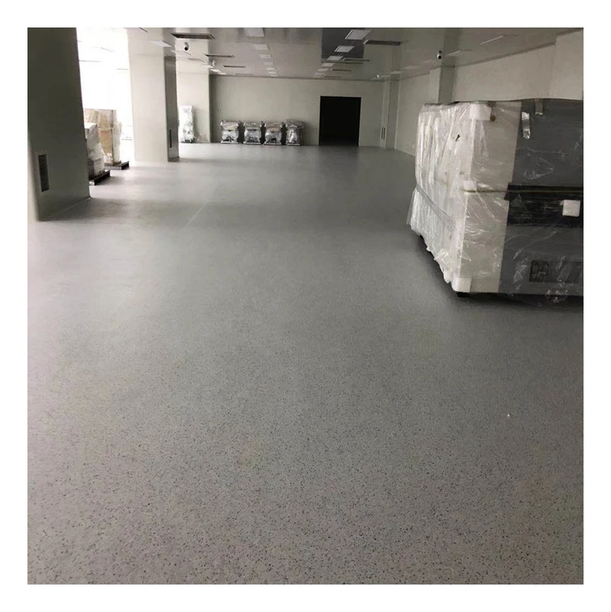 Homogeneous Pure PVC Material Vinyl Flooring Roll For Hospital