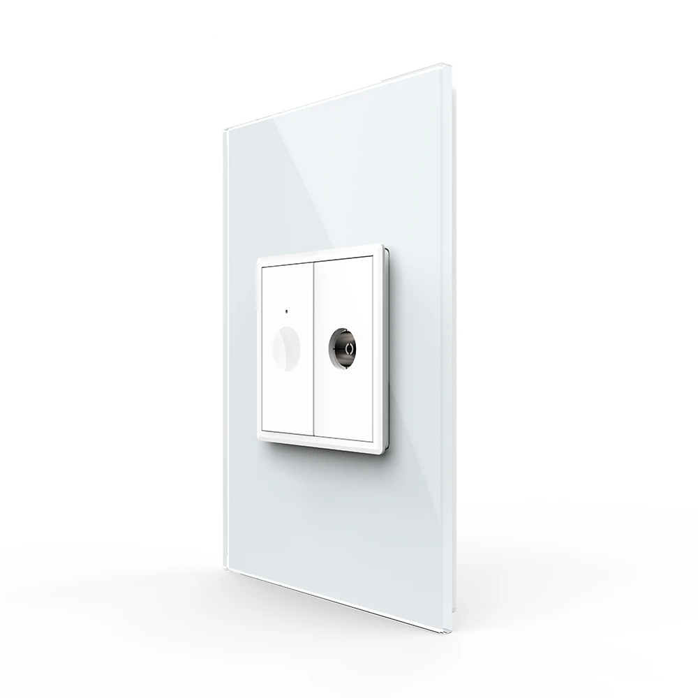 Сенсорный выключатель Livolo a8, функциональная розетка для телевизора, модуль с клавишами, настенная розетка стандарта США