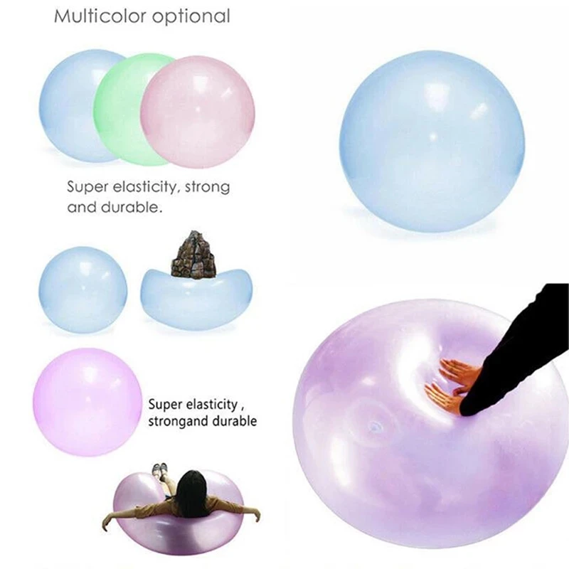 2021 Tpr Toy Inflatable Ball Bubble Balloon Durable Water With Big Size