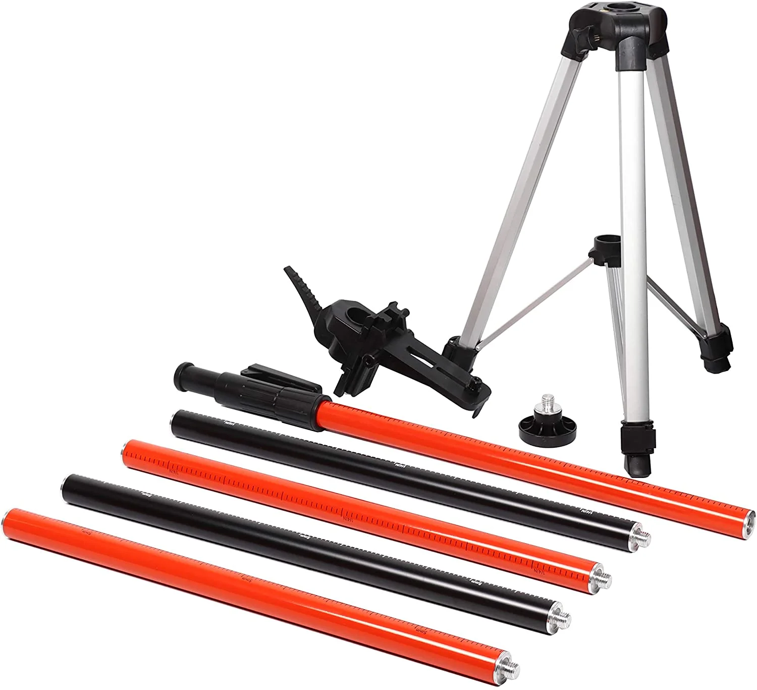 Professional 3.6 M Telescoping Ceiling Pole Stand, Laser Level Elevating Tripod For Laser Leveling