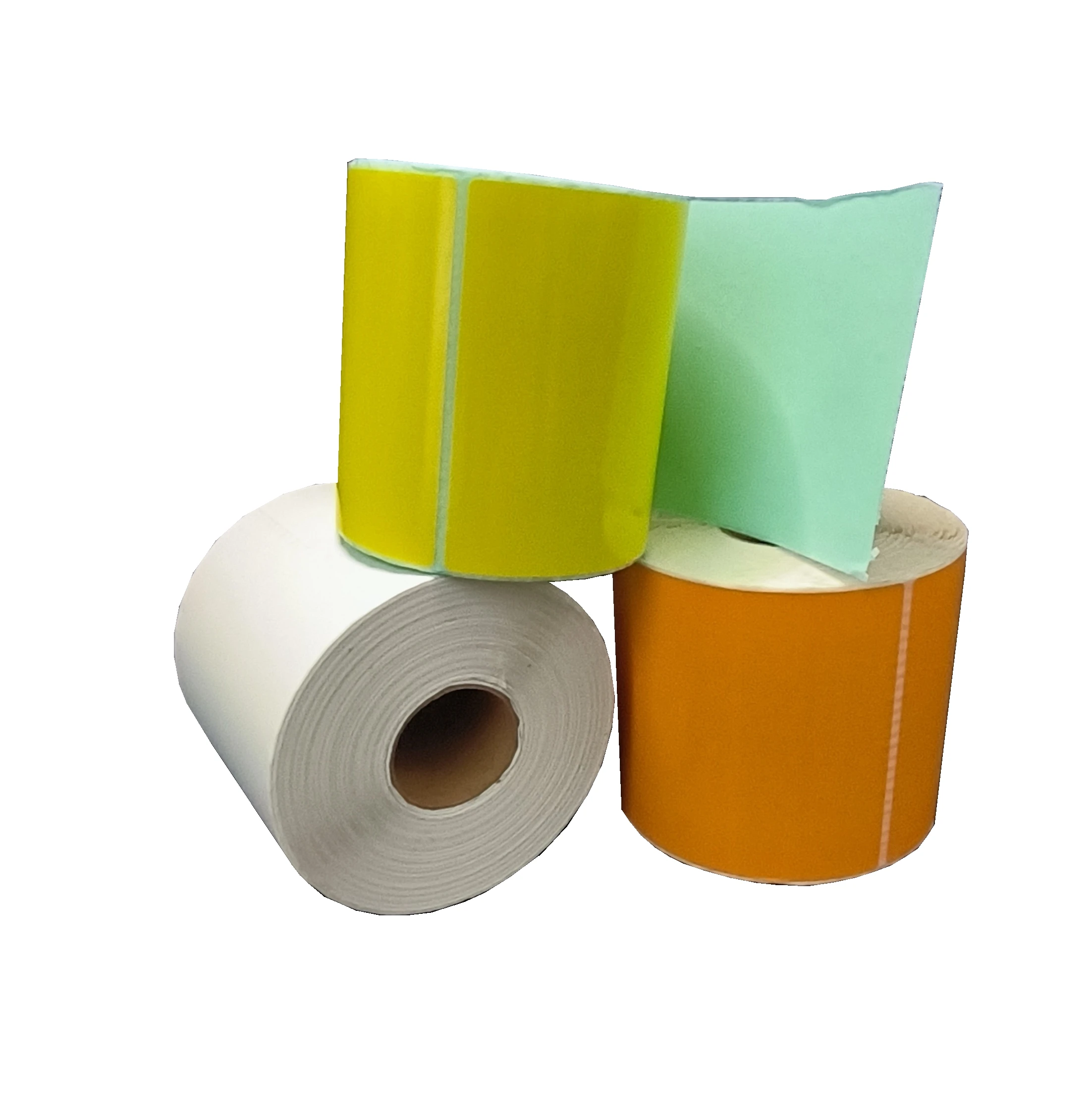 Factory Custom 4x6 100x150mm waterproof Color Thermal Waybill Shipping Label Sticker, UV ink printing Thermal Label