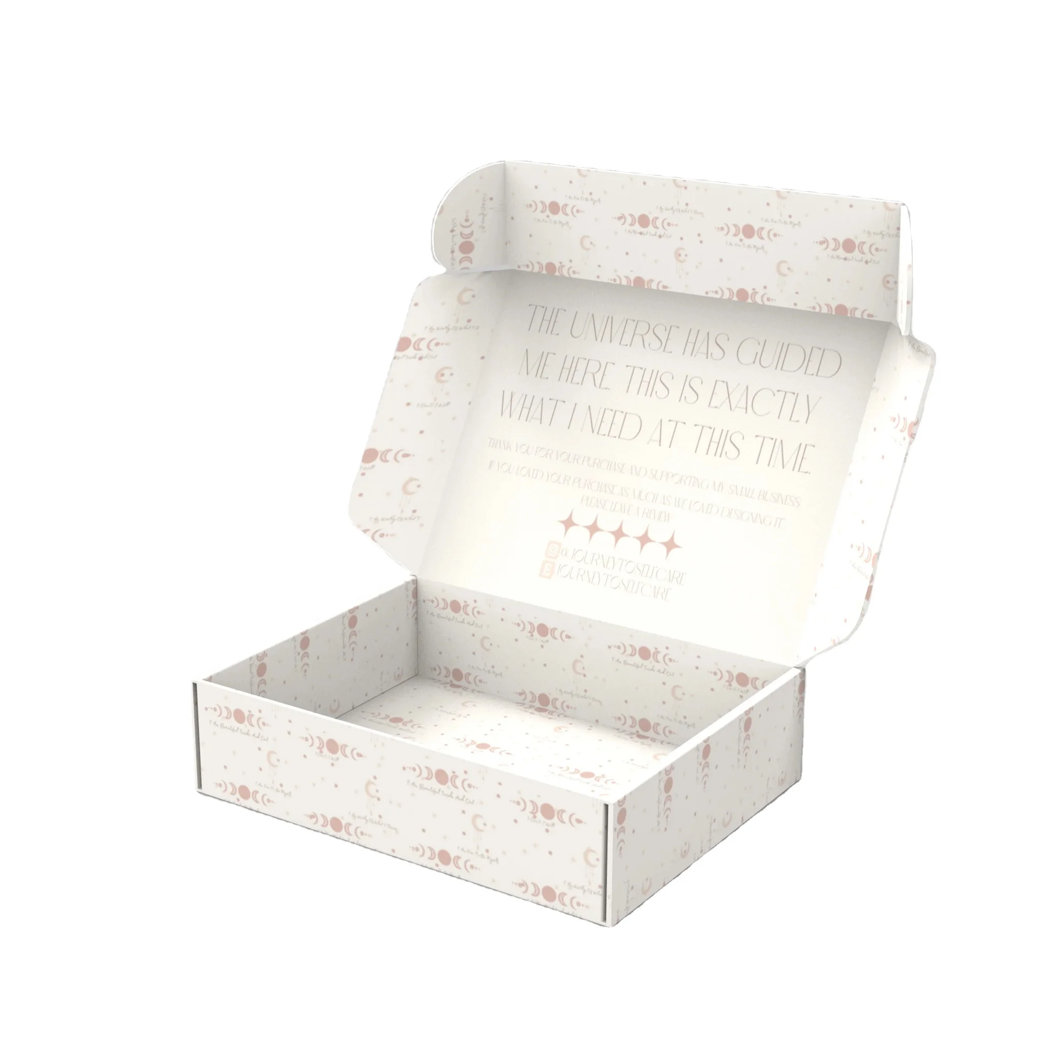 custom foldable corrugated mailer style paper packaging wedding gift box cardboard small carton clothes packing shipping boxes