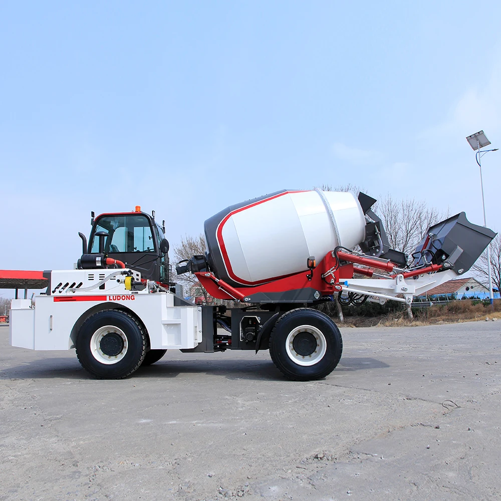 3 CBM  3 cubic self loading concrete mixer truck for sale factory price