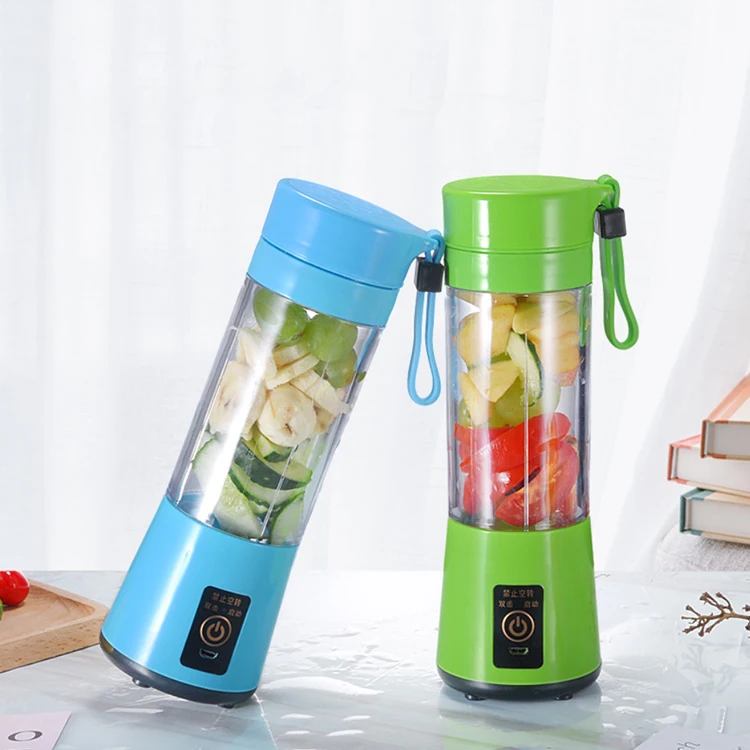 
E1686 Household Rechargeable Fruit Mix Squeezer Juice Blender Cup Six Blade USB Charge Juicing Cup Portable Mini Juice Extractor 