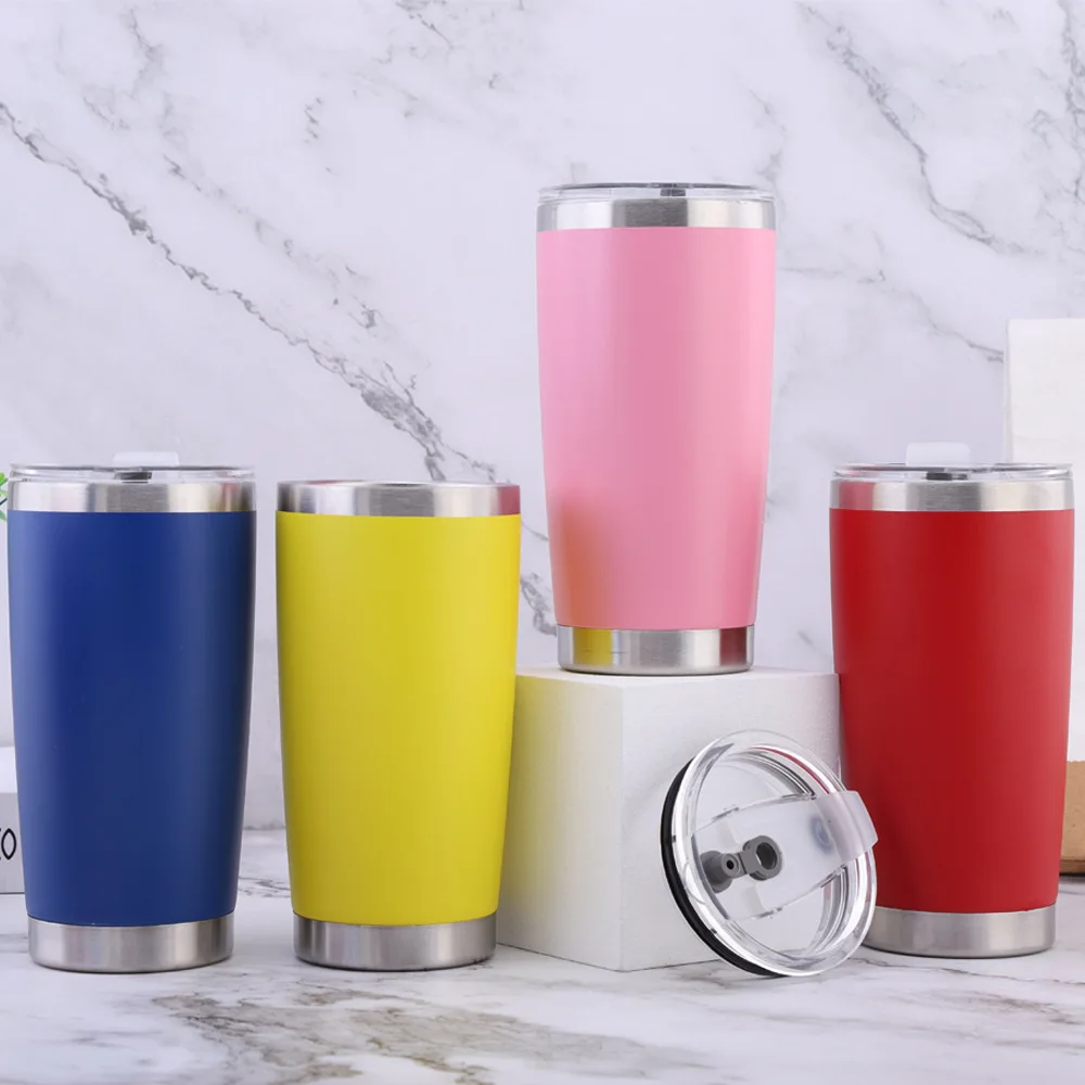 Ceramic Cup Glass Tumbler With Straw And Lid Skinny Factory Stainless Steel Insulated Can Cooler Metal Cups Whisky