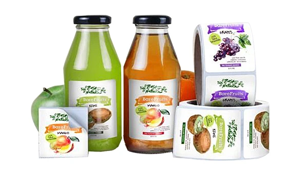 Custom Waterproof Mineral food label plastic water Bottles Labels glass jar label wine bottle