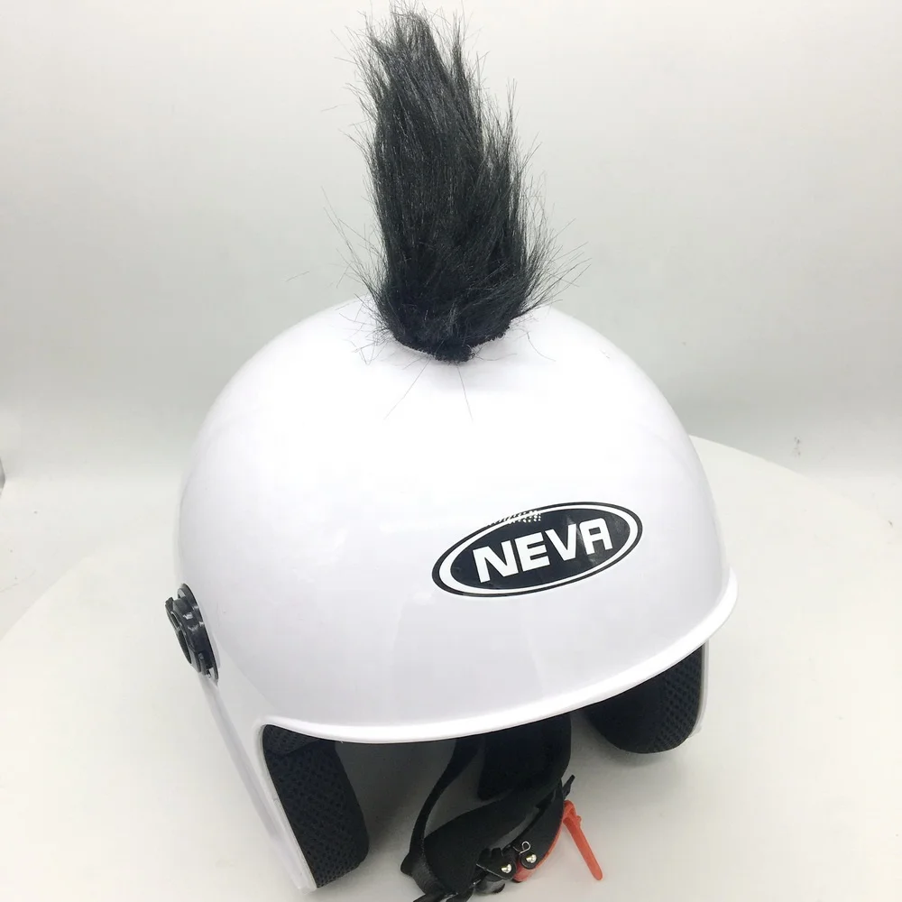 New Motorcycle Bicycle Sport Leopard Helmet horns cover with Sticky Hook & Loop Fastener Adhesive