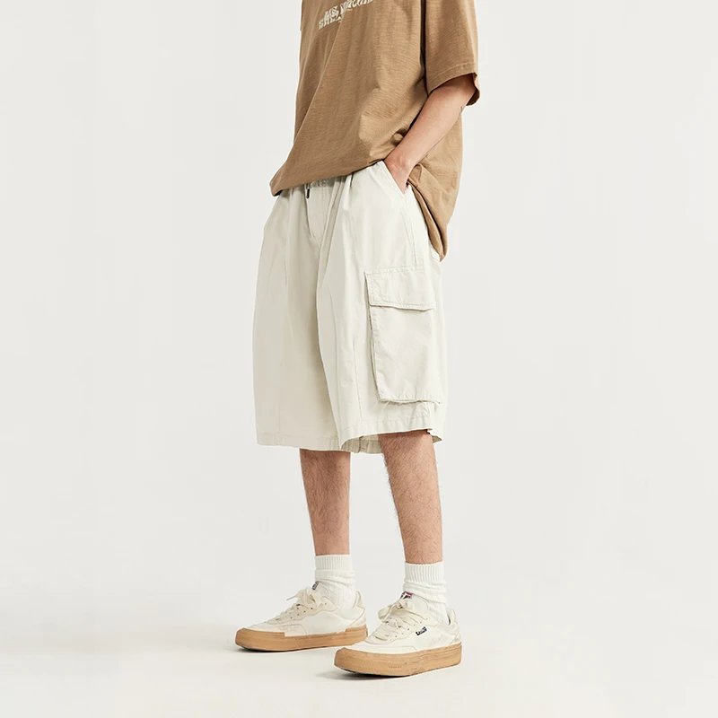 INFLATION Custom Garment Dye Men Designer Shorts Pocket Cargo Baggy Streetwear Shorts