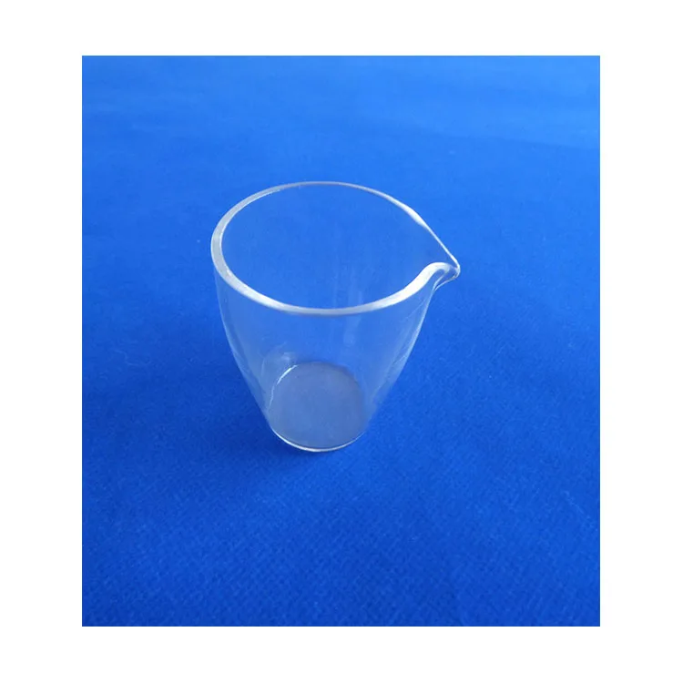 Customized High purity  heat resistance  quartz glass crucible Transparent  quartz crucible