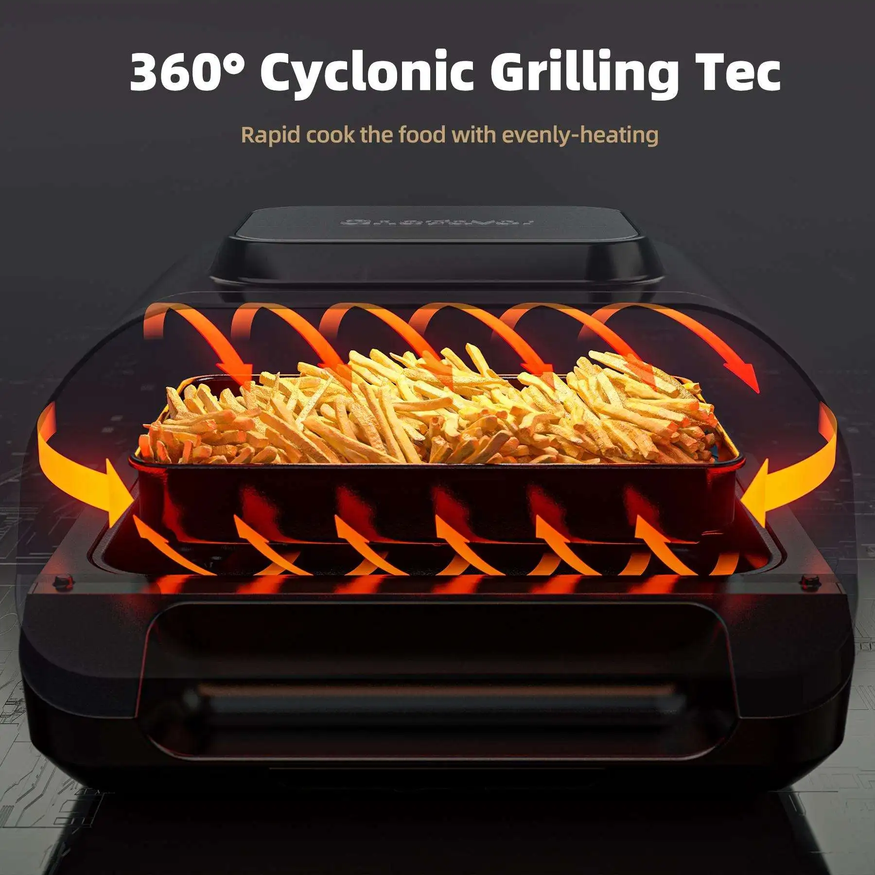 Trending Products 2024 New Arrivals Top French 12 L Large No Oil Free Best Air Fryer Hothorno Freidora De Aire Digital