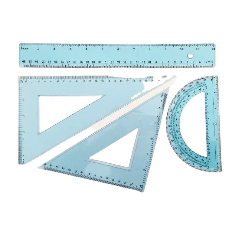 Math set square protractor Geometric ruler