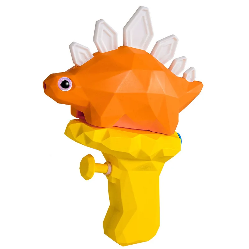 3D Dinosaur Water Gun For Kids Summer Cute Cartoon Tyrannosaurus Press Water Spray Gun Small Pistol Gun Outdoor Beach Garden Toy