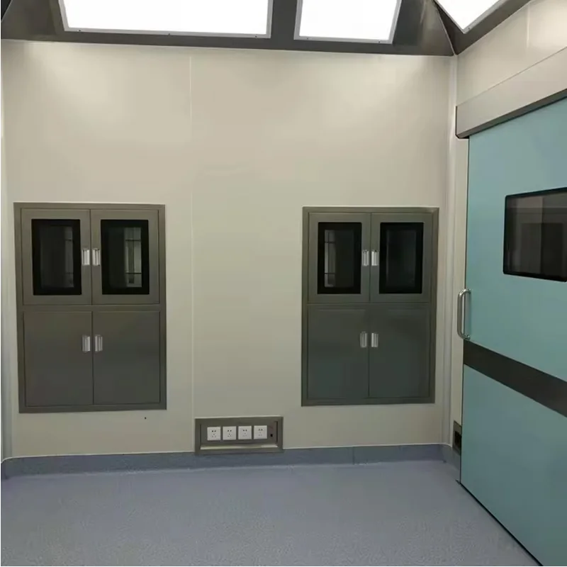 YANING  Door Manual Swing Hermetic door Durable OT Airtight ness Manually Double Door in Operating room