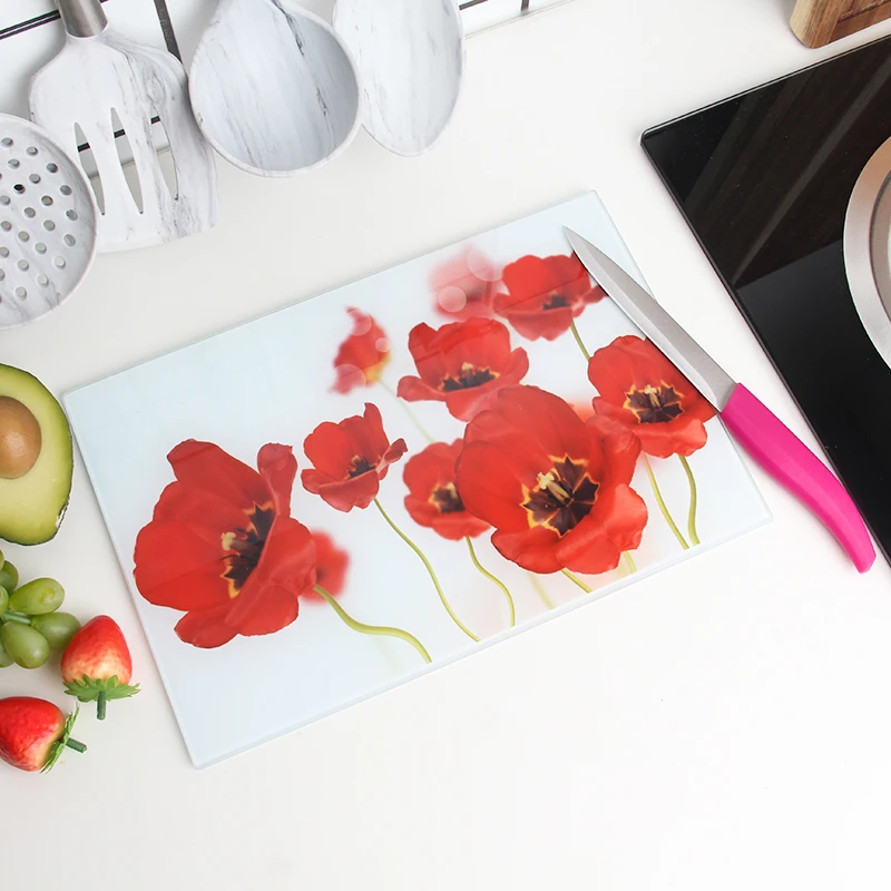 High Quality Durable Using Various Kitchen Utensils Private Label Rectangle Shaped Cutting Board