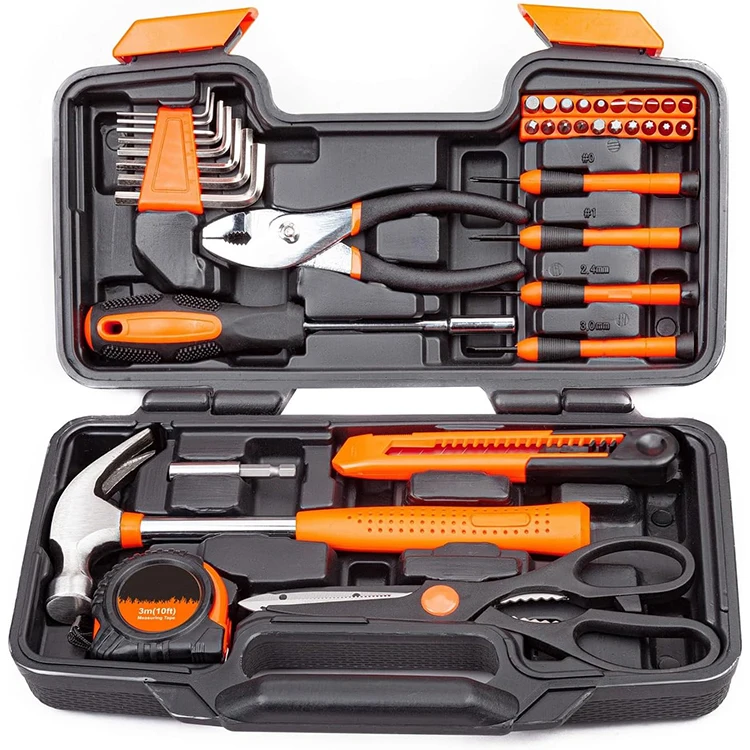 Aluminum Frame Case Portable Suitcase Tool Sets Auto Repair Set Chrome Plated Household Tools Sets From RX TOOLS