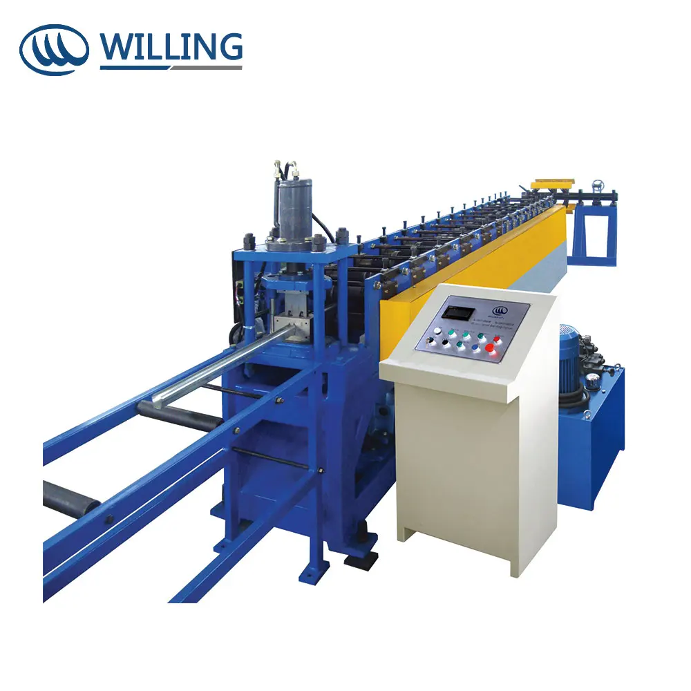 
steel purlin shutter sheet roll forming machine price c z pulin machine 