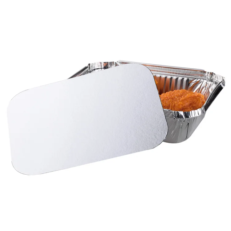 Custom Disposable Smart Lids round and Square Plastic and PET Foil Paper Lid Covers for Aluminum Foil Containers Packing Usage