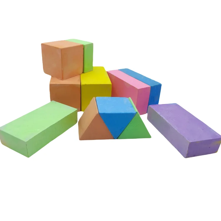 New Design 33-Piece chalk block Set art gift for Student Teacher Office Use gym chalk for School