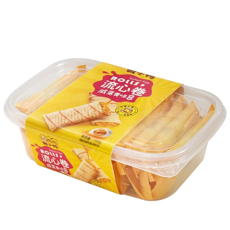 Top sale 238g wholesale healthy crisp roll biscuit for office snack