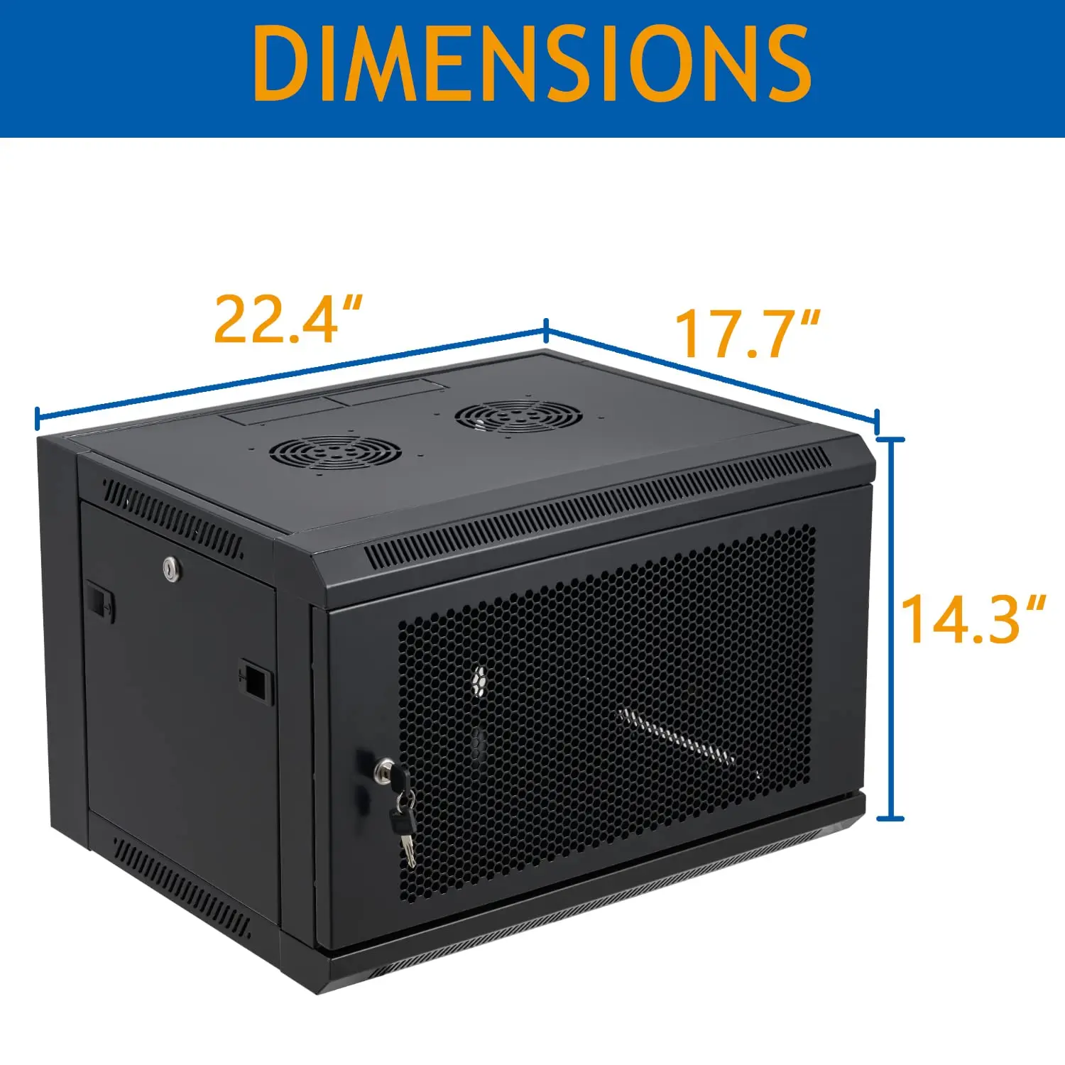 High quality 12U Wall Mount Server Cabinet Network Rack Vented Enclosure Locking Door customized cabinet telecom box